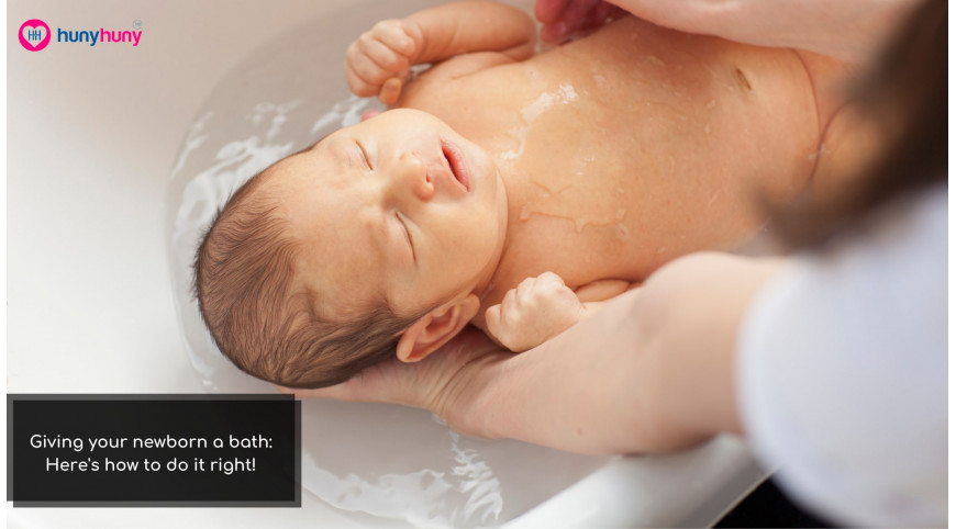 Giving your newborn a bath: Here's how to do it right!